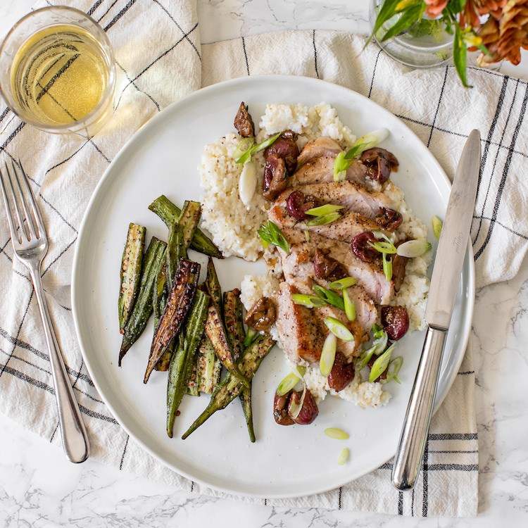 Picture of  Honey-Muscadine Pork Chops 